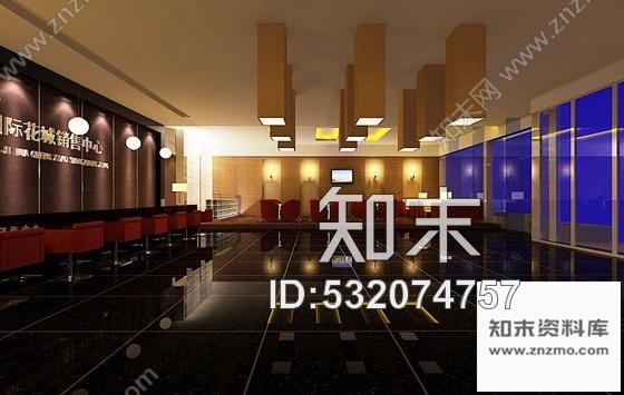 施工图某售楼处装修图含效果及模型cad施工图下载【ID:532074757】