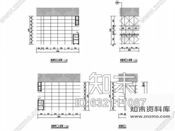 施工图北京高级现代养老机构室内装修施工图含效果施工图下载【ID:632111087】