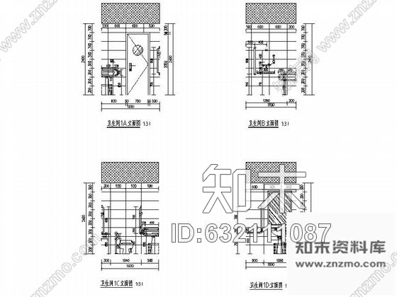 施工图北京高级现代养老机构室内装修施工图含效果施工图下载【ID:632111087】