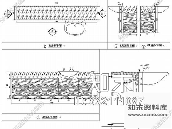 施工图北京高级现代养老机构室内装修施工图含效果施工图下载【ID:632111087】