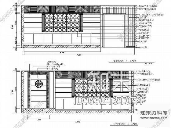 施工图某夜总会包房施工图cad施工图下载【ID:632131074】