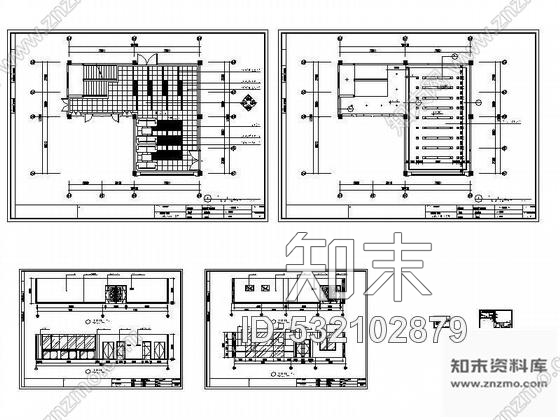 施工图办公层休息区装修图施工图下载【ID:532102879】