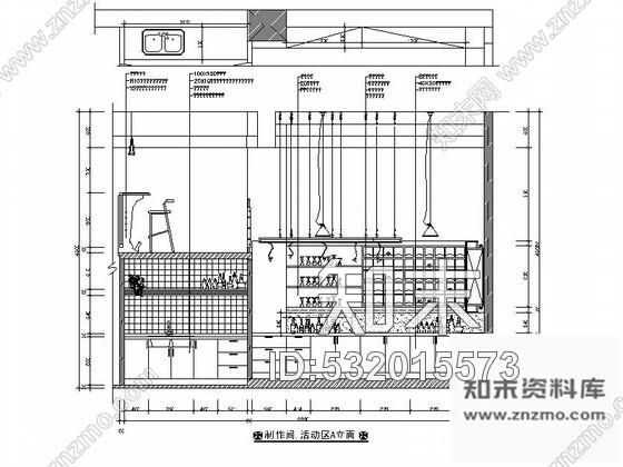 施工图某现代时尚酒吧室内装修施工图cad施工图下载【ID:532015573】