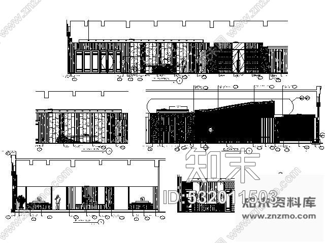 施工图五星级酒店中餐厅施工图cad施工图下载【ID:532011503】