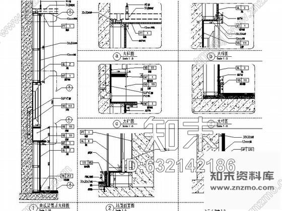 施工图北京现代风格餐厅包房装修施工图含效果cad施工图下载【ID:632142186】