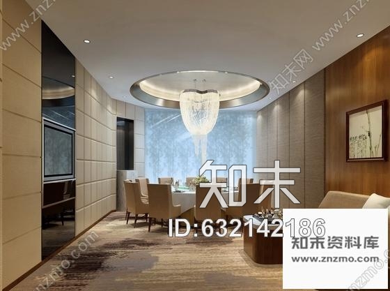 施工图北京现代风格餐厅包房装修施工图含效果cad施工图下载【ID:632142186】