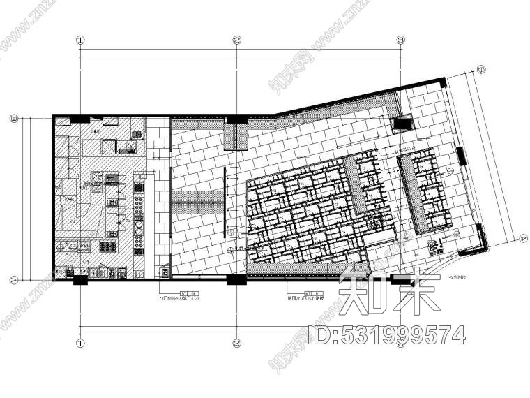 新中式餐饮空间装修施工图附效果图+概念方案cad施工图下载【ID:531999574】