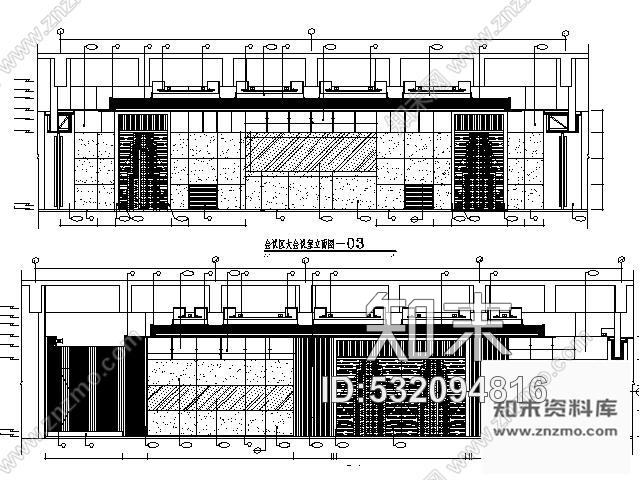 施工图1200平米会议区装饰施工图cad施工图下载【ID:532094816】