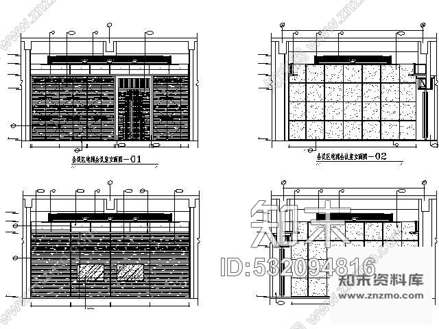 施工图1200平米会议区装饰施工图cad施工图下载【ID:532094816】