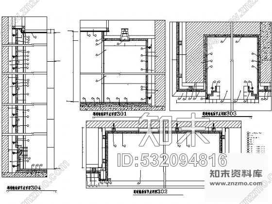 施工图1200平米会议区装饰施工图cad施工图下载【ID:532094816】