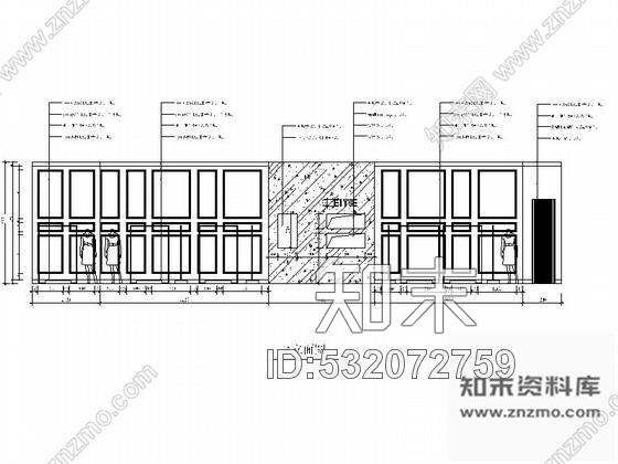 施工图湖北某商场名品专卖店室内装修施工图含效果cad施工图下载【ID:532072759】