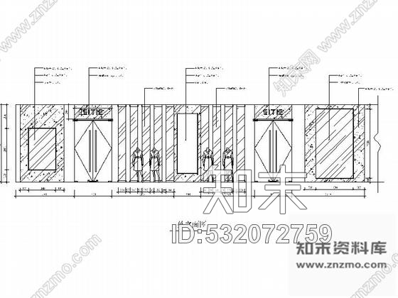 施工图湖北某商场名品专卖店室内装修施工图含效果cad施工图下载【ID:532072759】