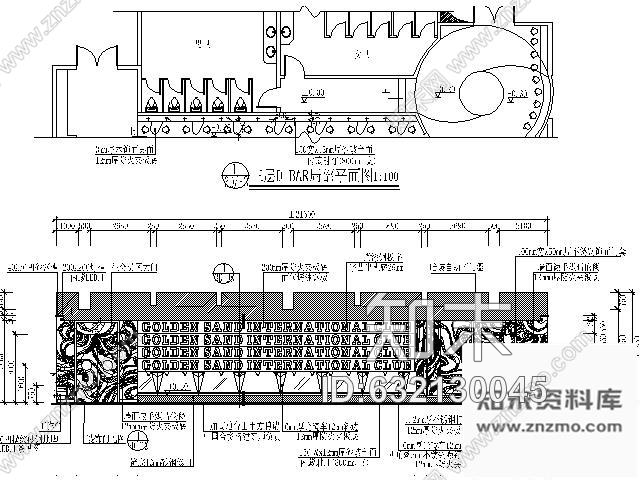 施工图国际夜总会D-BAR施工图Ⅱcad施工图下载【ID:632130045】