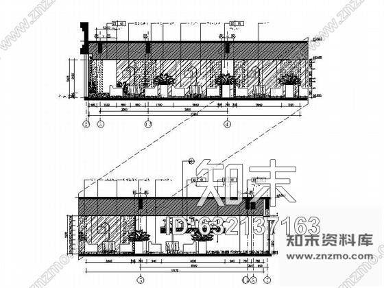 施工图盐城国家技工学校现代自助餐区装修施工图cad施工图下载【ID:632137163】