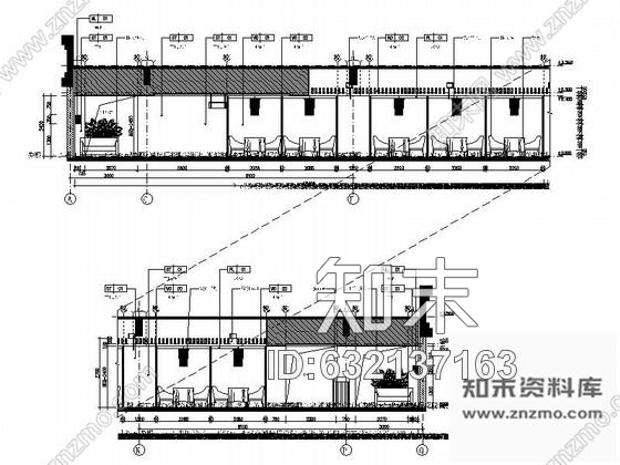 施工图盐城国家技工学校现代自助餐区装修施工图cad施工图下载【ID:632137163】