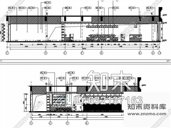 施工图盐城国家技工学校现代自助餐区装修施工图cad施工图下载【ID:632137163】