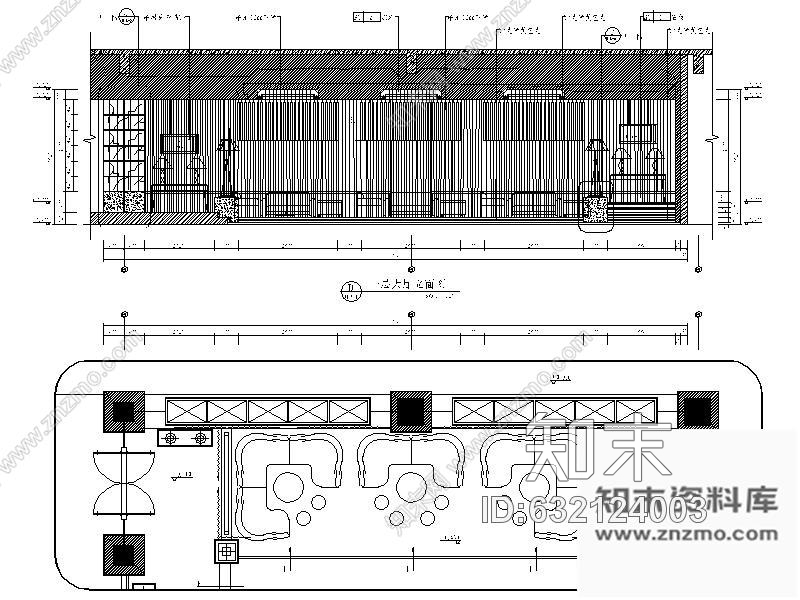 施工图广东五星级酒店夜总会大厅施工图施工图下载【ID:632124003】