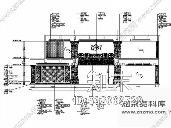 施工图上海市级行政区高档简欧风格售楼处CAD装修施工图含全套方案cad施工图下载【ID:532069729】