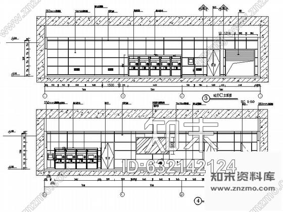 施工图湖南现代城市轨道交通地铁车站公共区装修室内设计施工图cad施工图下载【ID:632142124】