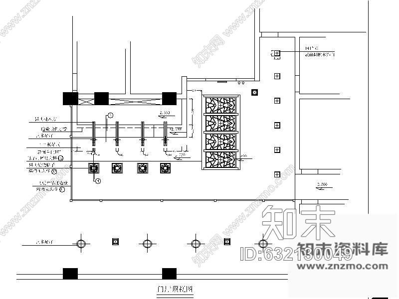 施工图中式风KTV包间室内装修图cad施工图下载【ID:632130049】