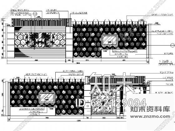 施工图山西某商务酒店9个华丽KTV包房室内装修图cad施工图下载【ID:632129094】