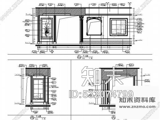 施工图品牌建材专卖店室内装修图cad施工图下载【ID:532074799】