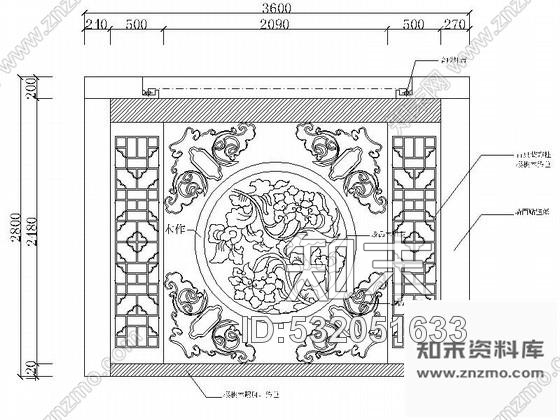 施工图大连乡村文化主题酒店室内装修图cad施工图下载【ID:532051633】