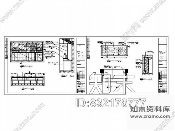 图块/节点时尚酒吧酒柜详图施工图下载【ID:832178777】