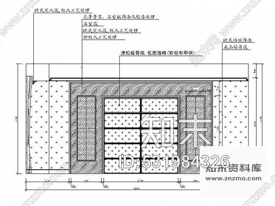 施工图山西古典三层别墅装饰装修图含效果cad施工图下载【ID:531984326】