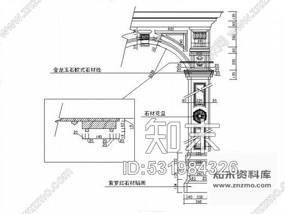 施工图山西古典三层别墅装饰装修图含效果cad施工图下载【ID:531984326】