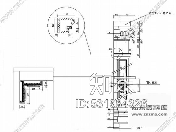 施工图山西古典三层别墅装饰装修图含效果cad施工图下载【ID:531984326】