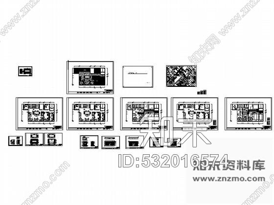 施工图时尚酒吧装修设计方案cad施工图下载【ID:532016574】