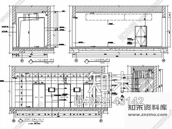 施工图北京高档住宅小区回迁楼公共区装修设计施工图含效果cad施工图下载【ID:632143142】