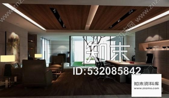 施工图上海现代简约农庄办公室装修设计CAD施工图含效果cad施工图下载【ID:532085842】