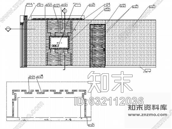 施工图广东温泉景区休闲会所室内装修施工图含物料表cad施工图下载【ID:632112036】
