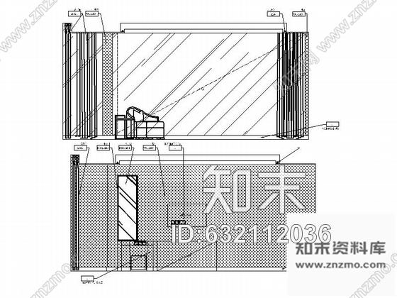 施工图广东温泉景区休闲会所室内装修施工图含物料表cad施工图下载【ID:632112036】