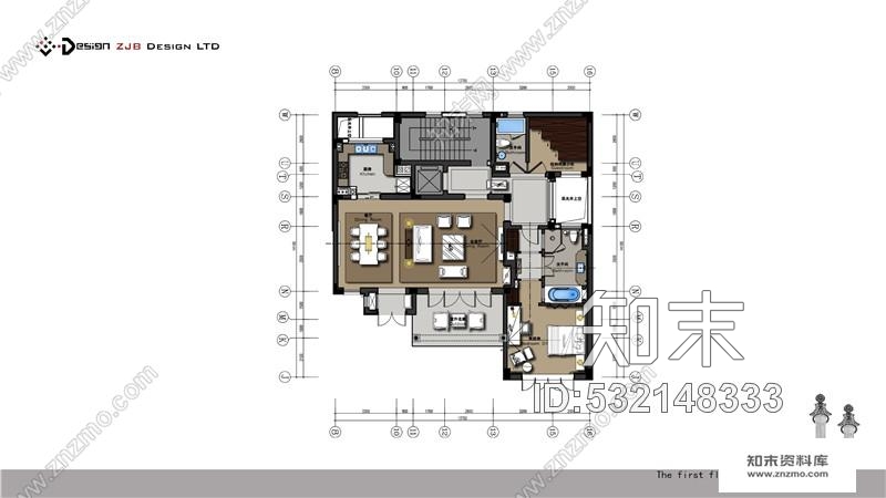 新中式绿城江南里别墅设计方案丨效果图+PDF施工图下载【ID:532148333】