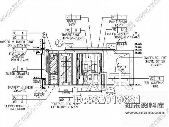 施工图深圳五星级奢华商务酒店顶级总统套房室内设计cad施工图施工图下载【ID:532019681】