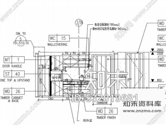 施工图深圳五星级奢华商务酒店顶级总统套房室内设计cad施工图施工图下载【ID:532019681】