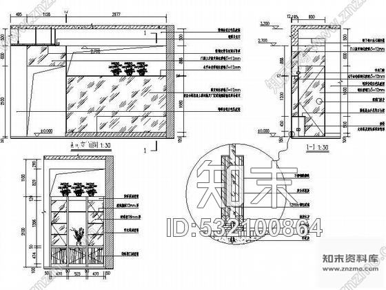 施工图湖南写字楼工作室装修图cad施工图下载【ID:532100864】