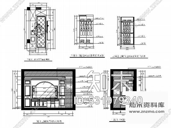 施工图苏州十大顶级别墅奢华室内装修图cad施工图下载【ID:531979340】