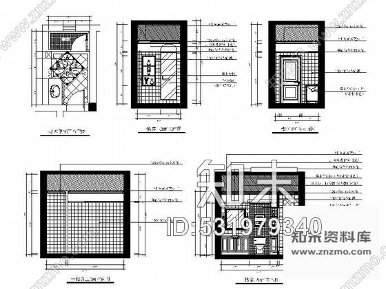 施工图苏州十大顶级别墅奢华室内装修图cad施工图下载【ID:531979340】