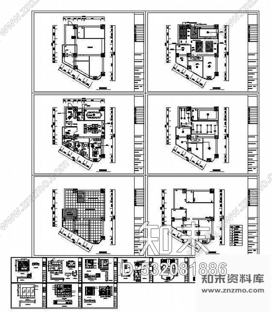 施工图多维电脑有限公司办公空间设计方案cad施工图下载【ID:532081886】