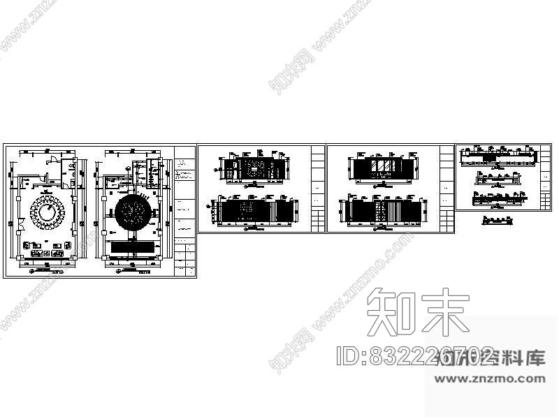 图块/节点酒楼包厢详图cad施工图下载【ID:832226702】