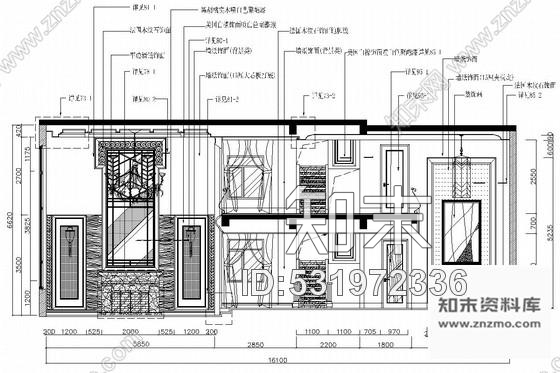 施工图美式新古典别墅室内设计施工图含实景照片cad施工图下载【ID:531972336】