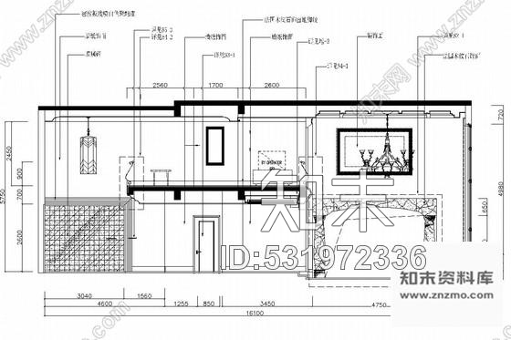 施工图美式新古典别墅室内设计施工图含实景照片cad施工图下载【ID:531972336】