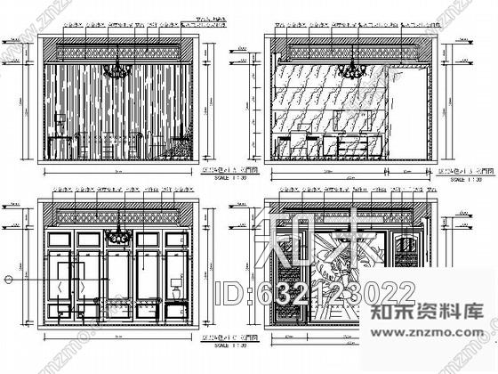 施工图北京欧式个性量贩式KTV包厢施工图cad施工图下载【ID:632123022】