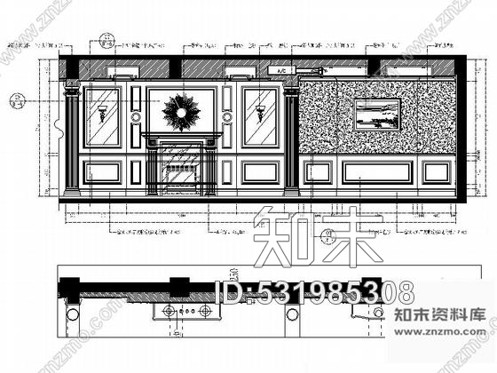 施工图福州超经典高端欧式四层别墅设计CAD装修图含效果cad施工图下载【ID:531985308】