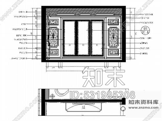 施工图福州超经典高端欧式四层别墅设计CAD装修图含效果cad施工图下载【ID:531985308】