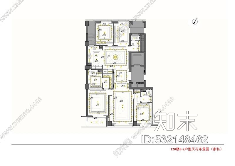 梁志天新作上海融创滨江壹号院住宅项目12#楼cad施工图下载【ID:532148462】